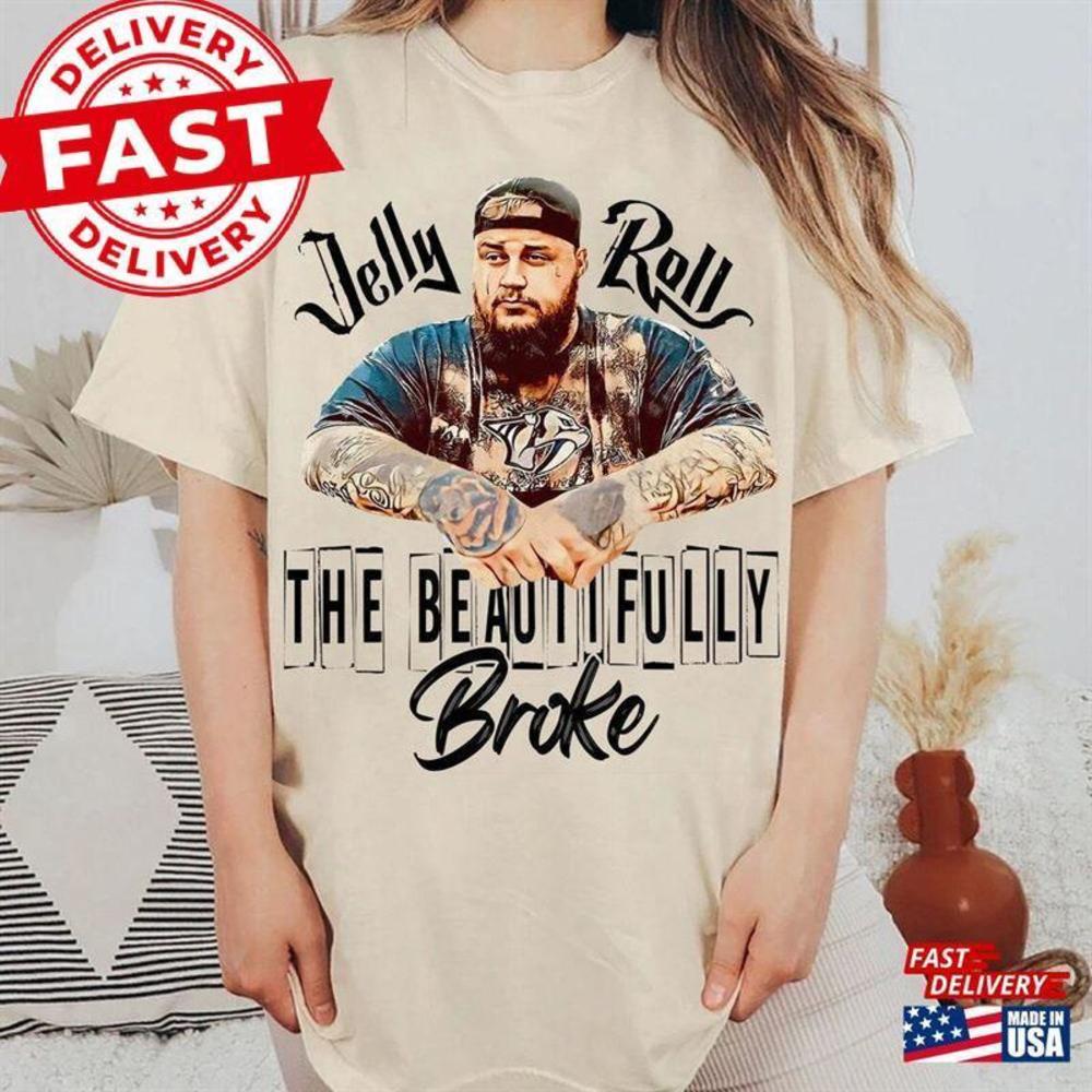 Jelly Roll The Beautifully Broken Tour Shirt Concert